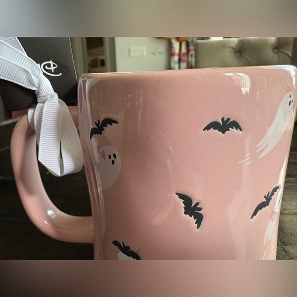 Rae Dunn Pink Halloween Mug - Spooky and Cute Design - Picture 4 of 4